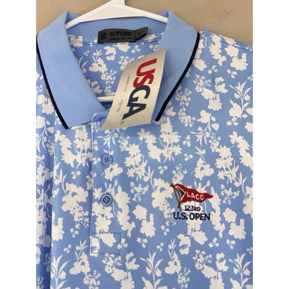 G/FORE Golf Polo Shirt Men's 2XL Los Angeles Country Club 123rd U.S Open NWT